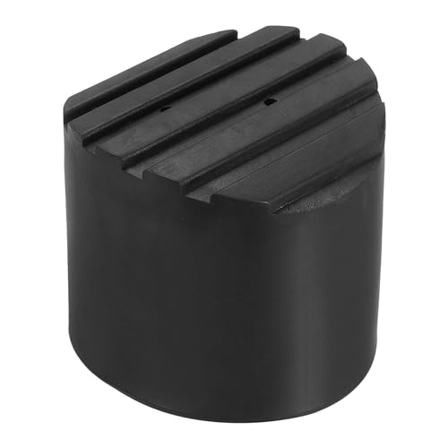 PATIKIL Leiter Rutschfeste Füße 3"/76mm 1Stk Gummi Runde Fuß Schutzmatte Kissen Ersatz für Teleskope Klappbare Ausziehleiter Schutz Schwarz von PATIKIL