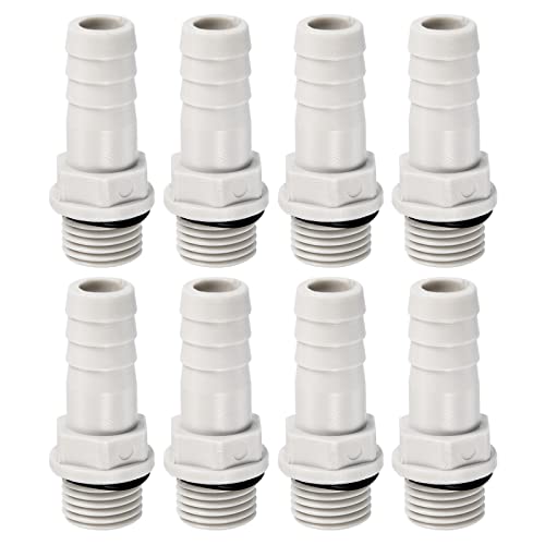 PATIKIL Leitung Stab Fitting Gerade 11mm Widerhaken G1/4 Stecker Gewinde 3Pack POM Plastik Schlauch Verbinder Grau PATIKIL Leitung Stab Fitting Gerade 11mm Widerhaken G1/4 Stecker Gewinde 3Pack POM Plastik Schlauch Verbinder Grau von PATIKIL