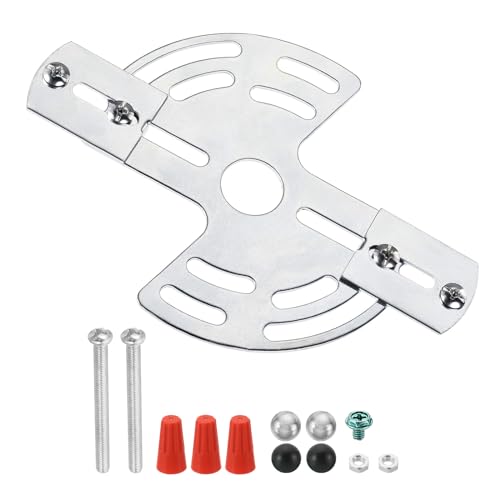 PATIKIL Leuchte Querstange Platte 1 Set Einstellbare Kreuzform Multifunktional Montage Halterung Leuchte mit Schrauben für Kronleuchter Silber Ton PATIKIL Leuchte Querstange Platte 1 Set Einstellbare Kreuzform Multifunktional Montage Halterung Leuchte mit Schrauben für Kronleuchter Silber Ton von PATIKIL