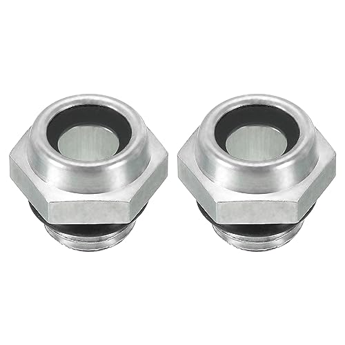 PATIKIL Luftkompressor Ölsichtung Glas 2 Packung M12*1.25 Außengewinde Aluminium Legierung Öl Flüssigkeit Niveau Spurweite Luftkompressor Teile mit O-ring PATIKIL Luftkompressor Ölsichtung Glas 2 Packung M12*1.25 Außengewinde Aluminium Legierung Öl Flüssigkeit Niveau Spurweite Luftkompressor Teile mit O-ring von PATIKIL