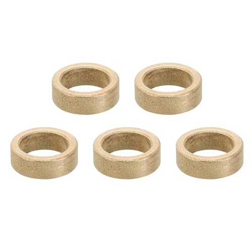 PATIKIL M10 Messing Abstandshalter 5 Stück Rund Distanzhülsen 10mm ID x 14mm OD x 5mm L Ohne Gewinde Unterlegscheiben für 3/8 Zoll oder M10 Schrauben Rundestangen Montage Mainboard PATIKIL M10 Messing Abstandshalter 5 Stück Rund Distanzhülsen 10mm ID x 14mm OD x 5mm L Ohne Gewinde Unterlegscheiben für 3/8 Zoll oder M10 Schrauben Rundestangen Montage Mainboard von PATIKIL