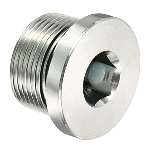 PATIKIL M26*1.5 Inneres Sechskant Kopf Leitung Fitting Stecker Steckdose Gewinde 45# Stahl Buchse Stecker mit Dichtungsring für Endverschlüsse PATIKIL M26*1.5 Inneres Sechskant Kopf Leitung Fitting Stecker Steckdose Gewinde 45# Stahl Buchse Stecker mit Dichtungsring für Endverschlüsse von PATIKIL