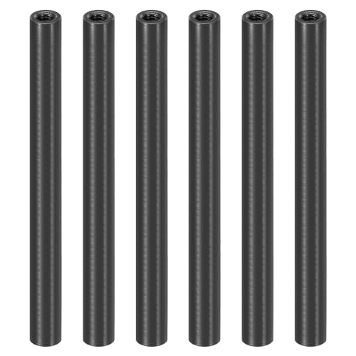 PATIKIL 6 Stk M3 Distanzhülsen Aluminium Abstandshalter 3mm ID x 5mm OD x 70mm L Unterlegscheiben Rund Gewindeabstandshülsen für Schrauben Bolzen für PCB Mainboard RC Auto Drohnen Schwarz PATIKIL 6 Stk M3 Distanzhülsen Aluminium Abstandshalter 3mm ID x 5mm OD x 70mm L Unterlegscheiben Rund Gewindeabstandshülsen für Schrauben Bolzen für PCB Mainboard RC Auto Drohnen Schwarz von PATIKIL