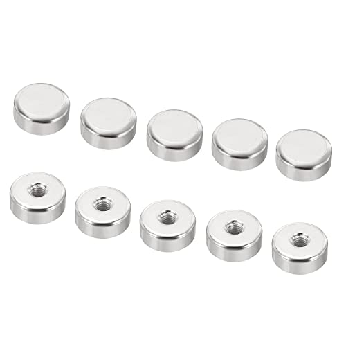 PATIKIL M4 10Pack Kappe Mutter Hutmutter Schraube Kappe Einsatz Bolzen Abdeckung Flach Innengewinde Hardware Anschlüsse Lampe Leuchtmittel Silberton PATIKIL M4 10Pack Kappe Mutter Hutmutter Schraube Kappe Einsatz Bolzen Abdeckung Flach Innengewinde Hardware Anschlüsse Lampe Leuchtmittel Silberton von PATIKIL