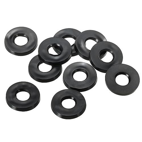 PATIKIL M5 Gummi Flach Unterlegscheibe 40 Packung 5mm ID 11mm AD 1.6mm Dick Versiegeln Abstandshalter Dichtring für Wasserhahn Rohre Wasser Schlauch Befestiger Bolzen Schwarz von PATIKIL