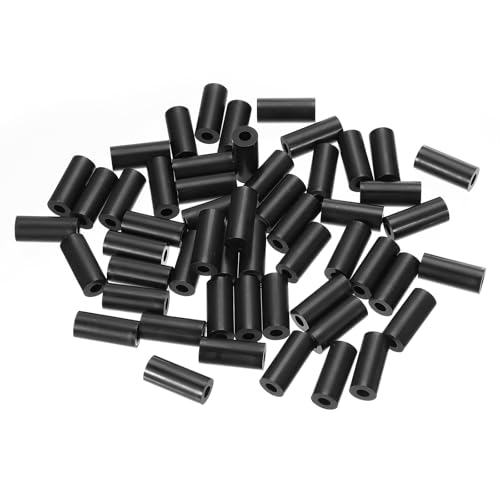 PATIKIL M5 Schwarze ABS ID 5,2 mm, OD 11 mm, Länge 25 mm, Nylon Runde Abstandshalter Unterlegscheiben, 120 Stück Kunststoff-Abstandshalter Gewinde für M5 Schrauben Elektrische Steckdose PATIKIL M5 Schwarze ABS ID 5,2 mm, OD 11 mm, Länge 25 mm, Nylon Runde Abstandshalter Unterlegscheiben, 120 Stück Kunststoff-Abstandshalter Gewinde für M5 Schrauben Elektrische Steckdose von PATIKIL