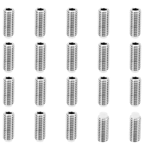 PATIKIL M5x12mm Nylon Spitze Grubenschraube 20 Pack Metrische Sechskant Buchse Kopf Kugelkopf Rutschfest Set Schrauben Innere Sechskant Antrieb Hardware 304 Edelstahl PATIKIL M5x12mm Nylon Spitze Grubenschraube 20 Pack Metrische Sechskant Buchse Kopf Kugelkopf Rutschfest Set Schrauben Innere Sechskant Antrieb Hardware 304 Edelstahl von PATIKIL