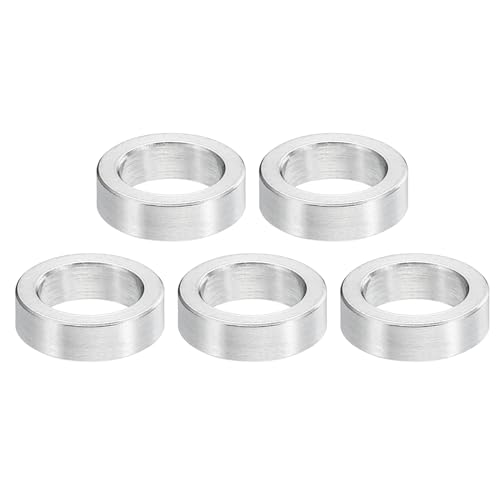 PATIKIL M8 Edelstahl-Abstandshalter, 5 Stück Metall-Abstandshalter Edelstahl 8,2 mm ID x 12 mm OD x 4 mm L Edelstahl-Abstandshalter Schraubständer für 5/16" oder M8 Schrauben von PATIKIL