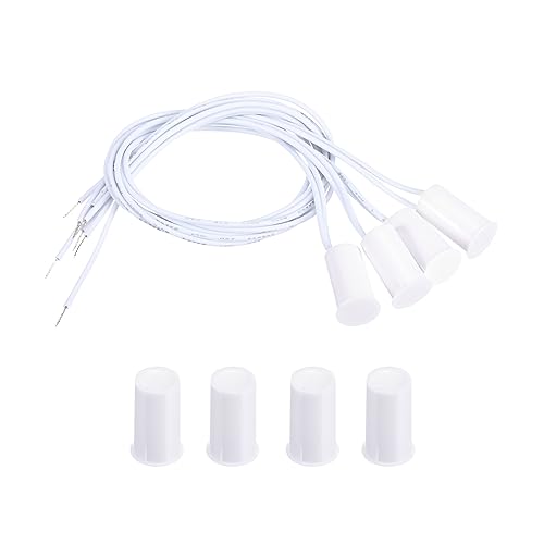 PATIKIL Magnetischer Reedschalter 4 Pack NC Ring Alarm Kontakt Sensor Verdrahtet Vertieft Tür Sensor Fenster Kontakt Schalter für Alarm System Weiß PATIKIL Magnetischer Reedschalter 4 Pack NC Ring Alarm Kontakt Sensor Verdrahtet Vertieft Tür Sensor Fenster Kontakt Schalter für Alarm System Weiß von PATIKIL