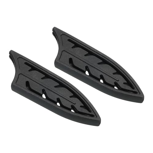 PATIKIL Messerhüllen für 3" Keramikmesser, 2 Stück Messerschutz, Messerhüllenabdeckungen, Feder-Keramikmesser-Set, Schwarz, 3,2" x 1" von PATIKIL