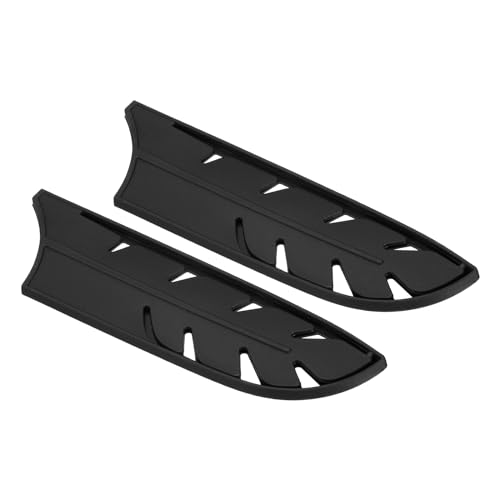 PATIKIL Messerhüllen für 7" Nakiri-Messer, 2 Stück Messerschutz, Messerhüllenabdeckungen, gefiedertes japanisches Küchenmesser-Set, Schwarz, 7,2" x 2" von PATIKIL