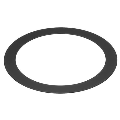 PATIKIL Metall Goof Trim Ring, 1 Stück 3,78" OD 2,99" ID Runder Deckenleuchtenring, Abdeckung für Einbauleuchten, Mattschwarz von PATIKIL