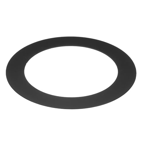 PATIKIL Metall Goof Trim Ring, 1 Stück 4,72" OD 3,39" ID Runder Deckenleuchtenring, Abdeckung für Einbauleuchten, Mattschwarz von PATIKIL