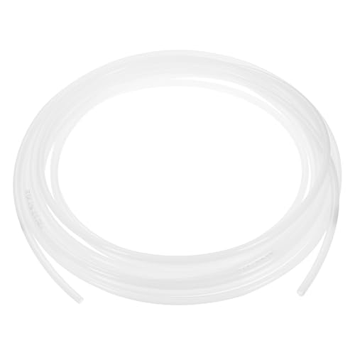 PATIKIL PE-Schlauch 3/16" ID x 5/16" OD (5 mm x 8 mm), 25 ft (7,65 Meter), Flexibler Wasserschlauch aus Polyethylen für Umkehrosmoseanlagen und Wasserfilter, Weiß von PATIKIL