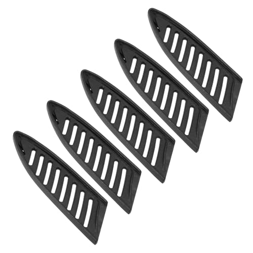 PATIKIL PP Sicherheits Messer Hüllen für 3.5" Schälmesser, 5er Pack, Schwarz, Kunststoff, 90 x 23 x 1.8mm, Universal Messer Scheide, Küchenmesser-Schutzhüllen von PATIKIL