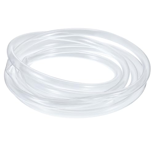 PATIKIL PVC-Schlauch 3/8" ID x 4/9" OD (10 mm x 12 mm) 5 Ft / 1.5 Meter, Flexibler klarer Vinylschlauch Wasserschlauch für Umkehrosmoseanlagen Wasserfilter, klar von PATIKIL