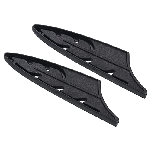 PATIKIL Plastik Sicherheit Messer Abdeckung Hülsen für 3.5" Gemüsemesser 2 Pack Messer Kantenschutz Klingenschutz Universal Messerscheide für Küche Schwarz von PATIKIL