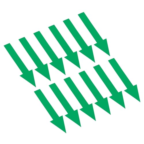 PATIKIL Richtungspfeil-Aufkleber, 18er Pack PVC-Abziehbare selbstklebende wasserdichte Bodenaufkleber Wandmarkierungsschilder für Straßenanweisungen, Grün PATIKIL Richtungspfeil-Aufkleber, 18er Pack PVC-Abziehbare selbstklebende wasserdichte Bodenaufkleber Wandmarkierungsschilder für Straßenanweisungen, Grün von PATIKIL