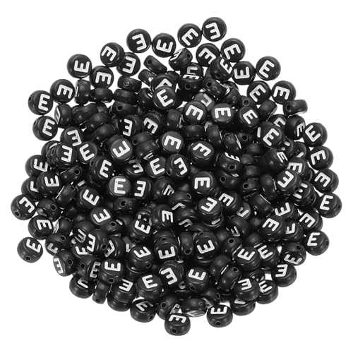 PATIKIL Runde Buchstabenperlen, 300 Stück Buchstabe E Acryl-Alphabetperlen Schwarze Perlen Weiße Buchstaben für die Schmuckherstellung Armbänder Halsketten DIY, Weiß PATIKIL Runde Buchstabenperlen, 300 Stück Buchstabe E Acryl-Alphabetperlen Schwarze Perlen Weiße Buchstaben für die Schmuckherstellung Armbänder Halsketten DIY, Weiß von PATIKIL