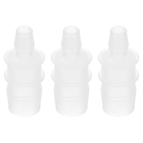 PATIKIL Schlauchstutzen-Reduzierstück, 3 Stück 3/4" auf 3/8" Schlauch-ID-Verbinder Joint Kunststoffrohrfitting Splicer Mender Union Adapter für Luft Wasser Kraftstoff Gas Aquarium, Weiß PATIKIL Schlauchstutzen-Reduzierstück, 3 Stück 3/4" auf 3/8" Schlauch-ID-Verbinder Joint Kunststoffrohrfitting Splicer Mender Union Adapter für Luft Wasser Kraftstoff Gas Aquarium, Weiß von PATIKIL