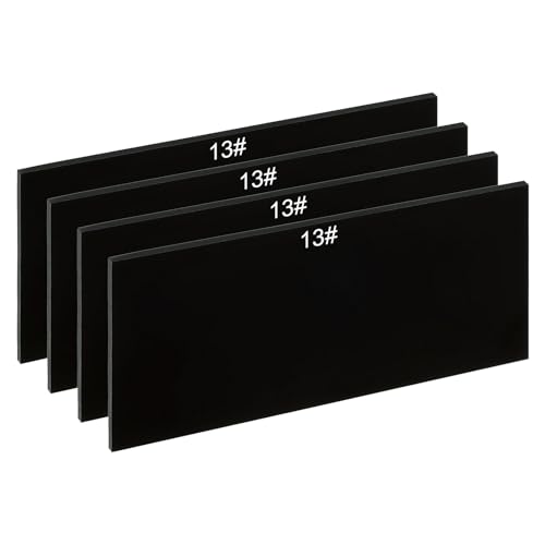 PATIKIL Schweißen Linse Schatten 13 Glas 4-1/4"x 3.5" 4Stk Hartglas Schwarz Verdunkelung Filter Platten Abdeckungen Ersatz für Schweißen Helm Haube PATIKIL Schweißen Linse Schatten 13 Glas 4-1/4"x 3.5" 4Stk Hartglas Schwarz Verdunkelung Filter Platten Abdeckungen Ersatz für Schweißen Helm Haube von PATIKIL