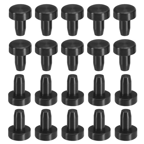 PATIKIL 20Stk Gummistopfen 2.5mm Silikon Verschlussstopfen Weicher Flexibler Stopper für Löcher mit 2-2.5mm Innendurchmesser Flaschen Rohre, Schwarz PATIKIL 20Stk Gummistopfen 2.5mm Silikon Verschlussstopfen Weicher Flexibler Stopper für Löcher mit 2-2.5mm Innendurchmesser Flaschen Rohre, Schwarz von PATIKIL