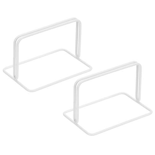 PATIKIL Stellklemme für Schreibtischteiler, 2 Stück Punch-Free Base Schreibtischschild Klemme Privatsphäre Panel Halterung für Dest-Partition Unterstützung Schreibtisch, Weiß von PATIKIL