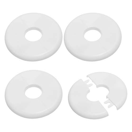 PATIKIL Wand-Split-Flansch 0,93"/23,5 mm, 4 Stück ABS Runde Selbstklebende Abdeckung Schnalle für Wasserrohr Wasserhahn Dekoration, Weiß PATIKIL Wand-Split-Flansch 0,93"/23,5 mm, 4 Stück ABS Runde Selbstklebende Abdeckung Schnalle für Wasserrohr Wasserhahn Dekoration, Weiß von PATIKIL