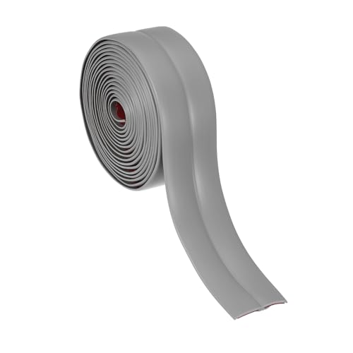 PATIKIL Wandeckenschutz 4cm x 3 Meter, Selbstklebender Wandecken-Schutzkantenschutz Flexibler Schälen und Kleben Formleiste für Decke Arbeitsplatte, Grau von PATIKIL