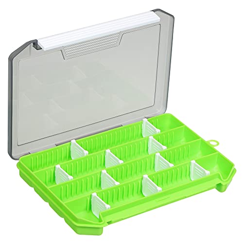PATIKIL Wasserdichte Angeln Köder Box, Kunststoff Fisch Tackle Zubehör Speicher Organizer Container, grün PATIKIL Wasserdichte Angeln Köder Box, Kunststoff Fisch Tackle Zubehör Speicher Organizer Container, grün von PATIKIL