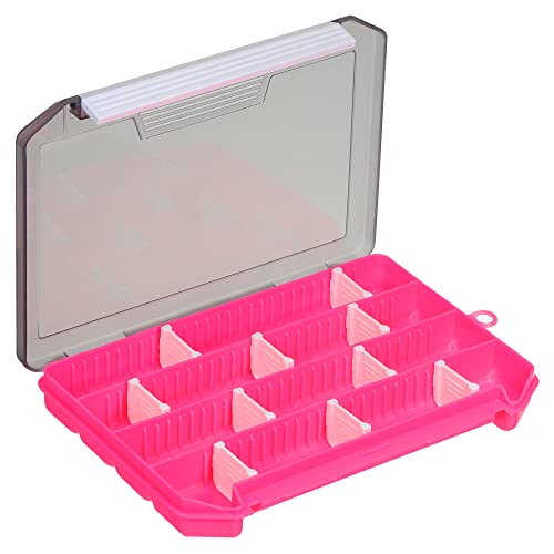 PATIKIL Wasserdichte Angeln Köder Box, Kunststoff Fisch Tackle Zubehör Speicher Organizer Container, rosa von PATIKIL