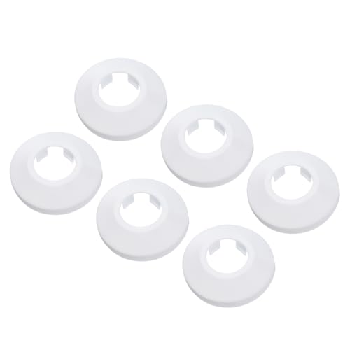 PATIKIL Wasserrohrabdeckung Dekoration Passend für 0,79"/20mm, 6 Stück Flansch Wasserrohr PP Kunststoff ZierAbdeckung Abflussrohrabdeckung Heizkörper für Wandrohrrohr Dekor, Weiß PATIKIL Wasserrohrabdeckung Dekoration Passend für 0,79"/20mm, 6 Stück Flansch Wasserrohr PP Kunststoff ZierAbdeckung Abflussrohrabdeckung Heizkörper für Wandrohrrohr Dekor, Weiß von PATIKIL