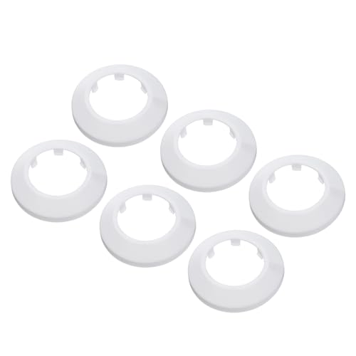 PATIKIL Wasserrohrabdeckung Dekoration Passend für 1,57"/40mm, 6 Stück Flansch Wasserrohr PP Kunststoff ZierAbdeckung Abflussrohrabdeckung Heizkörper für Wandrohrrohr Dekor, Weiß PATIKIL Wasserrohrabdeckung Dekoration Passend für 1,57"/40mm, 6 Stück Flansch Wasserrohr PP Kunststoff ZierAbdeckung Abflussrohrabdeckung Heizkörper für Wandrohrrohr Dekor, Weiß von PATIKIL