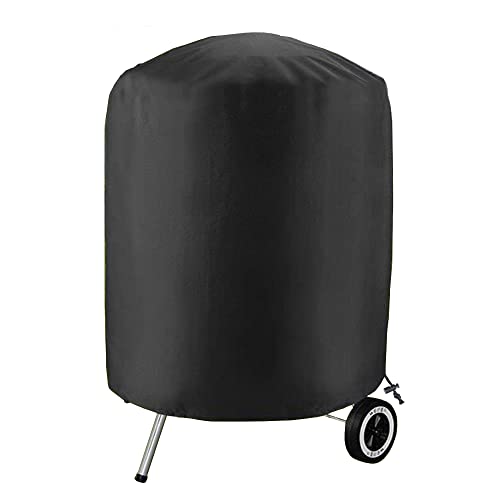 Patio Plus Abdeckhaube Grill Kugelgrill Abdeckung 420D Oxford Wasserdicht Reißfest UV-Beständiges Abdeckung Kugelgrill mit Seitengurt und Aufbewahrungstasche (Ø 73 x 71 cm) von PATIO PLUS