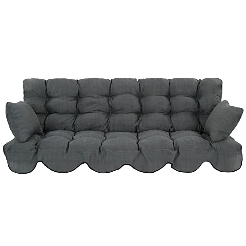 PATIO Auflage Hollywoodschaukel 180 cm Minorca Auflagen Set Sitzkissen Rückenlehne 2 x Seitenkissen Schaukelbank Auflage Grau PATIO Auflage Hollywoodschaukel 180 cm Minorca Auflagen Set Sitzkissen Rückenlehne 2 x Seitenkissen Schaukelbank Auflage Grau von PATIO