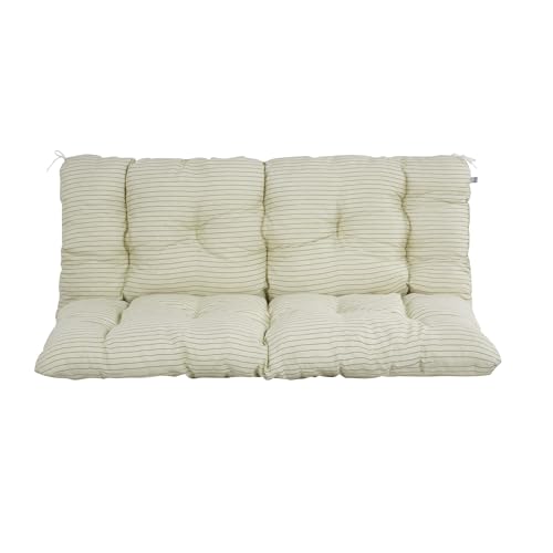 PATIO Bankauflage 120x50 Frigiliana Auflage für Gartenschaukel Sitzbank einteilig mit Schnüren gesteppt von PATIO
