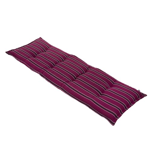 PATIO Bankauflage 170 x 50 cm Sitzpolster Bank für Innen & Außen Gartenbank Auflage violett mit Streifen PATIO Bankauflage 170 x 50 cm Sitzpolster Bank für Innen & Außen Gartenbank Auflage violett mit Streifen von PATIO