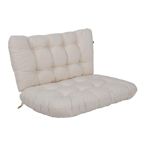 PATIO Gartensofa Polster 95 cm Marocco 2 TLG. Sitzkissen mit Rückenlehne Bankauflage Rattangarnitur mit Schnüren PATIO Gartensofa Polster 95 cm Marocco 2 TLG. Sitzkissen mit Rückenlehne Bankauflage Rattangarnitur mit Schnüren von PATIO