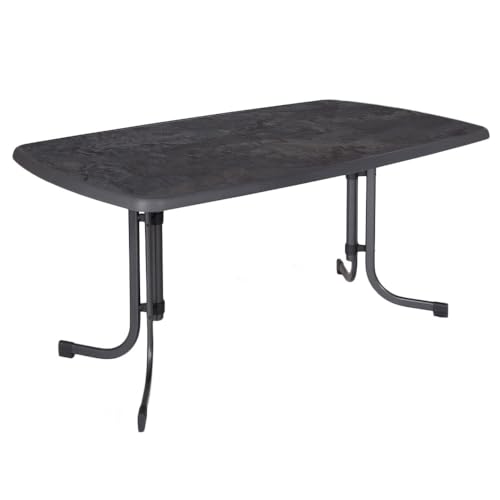 PATIO Gartentisch 150x90 cm rechteckig Dine & Relax Pizzara Outdoor Tisch Metall pulverbeschichtet Sevelit Tischplatte klappbar PATIO Gartentisch 150x90 cm rechteckig Dine & Relax Pizzara Outdoor Tisch Metall pulverbeschichtet Sevelit Tischplatte klappbar von PATIO