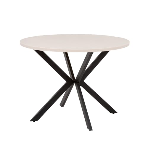 PATIO Gartentisch rund 100 cm Lukka Outdoor Kaffeetisch Metall Beine Stein & Polyesterharz Tischplatte matt PATIO Gartentisch rund 100 cm Lukka Outdoor Kaffeetisch Metall Beine Stein & Polyesterharz Tischplatte matt von PATIO