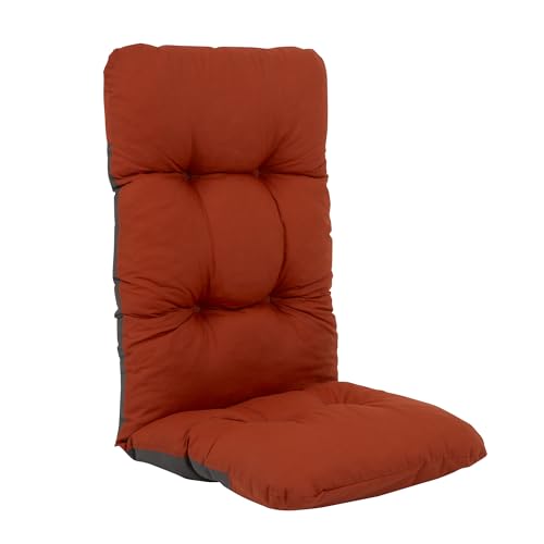 PATIO Hochlehner Auflage Malaga 118 x 48 cm Sitzpolster Taschen zur Befestigung für Gestell bis 45 cm breit mit Ø 18 mm Rohrdicke von PATIO