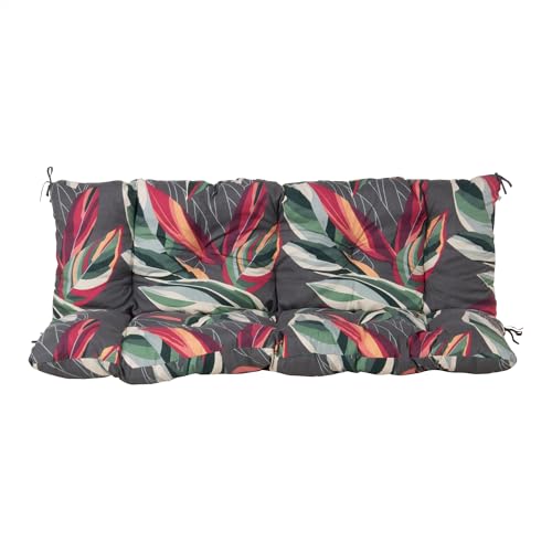 PATIO Hollywoodschaukel Auflage 150x50 cm Frigiliana Sitzpolster Gartenbank Auflage gesteppt einteilig mit Schnüren von PATIO