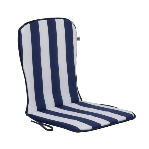 PATIO Stuhlauflage Niedriglehner 74 x 38 cm Sam Monoblock Auflage Sitzkissen mit Schnüren Indoor & Outdoor Wendekissen von PATIO