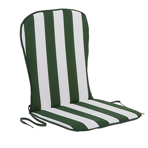 Patio Stuhlauflage Niedriglehner 74 x 38 cm Sam Monoblock Auflage Sitzkissen mit Schnüren Indoor & Outdoor von PATIO