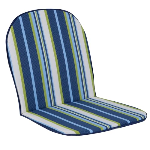 PATIO Stuhlauflage Niedriglehner 79 x 44 cm Atholl Monoblock Auflage Sitzkissen blau Streifen von PATIO