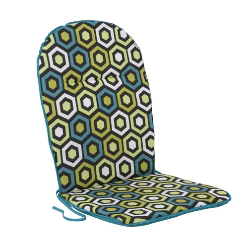PATIO Stuhlauflage Niedriglehner 96 x 46 cm Ben Monoblock Auflage Sitzkissen Stuhl Wendekissen geometrisches Muster von PATIO