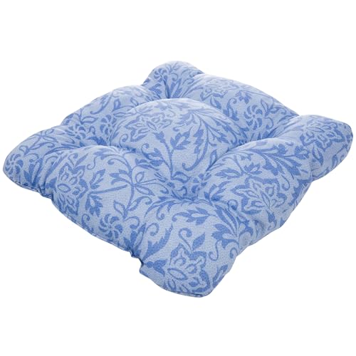 PATIO Stuhlkissen 38x38cm Ellen Sitzkissen quadratisch Indoor & Outdoor gesteppt für Gartenstuhl Küche Esszimmer Stuhl 1 St. von PATIO