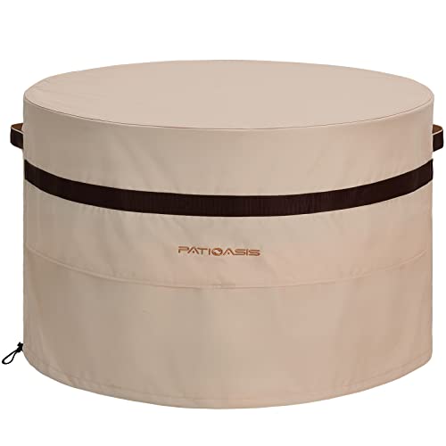 PATIOASIS Runde Feuerschalen-Abdeckung, 91,4 cm, robust, wasserdicht, für Terrasse, Gas, Feuerstelle, Tischabdeckung, mit Lüftungsschlitz, staubdicht, 61 cm hoch PATIOASIS Runde Feuerschalen-Abdeckung, 91,4 cm, robust, wasserdicht, für Terrasse, Gas, Feuerstelle, Tischabdeckung, mit Lüftungsschlitz, staubdicht, 61 cm hoch von PATIOASIS