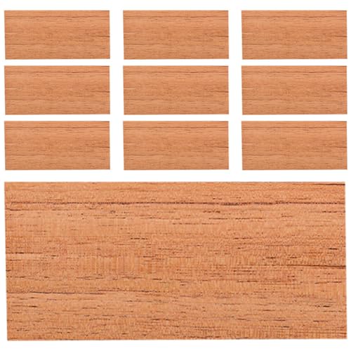 PATKAW 10 Stück Spanische Zedernholzplatten Für Humidor Zedernholzschachtelstücke Spanisches Zedernholzfurnier Holzstreifen Zedernholz-Humidor-Zubehör von PATKAW
