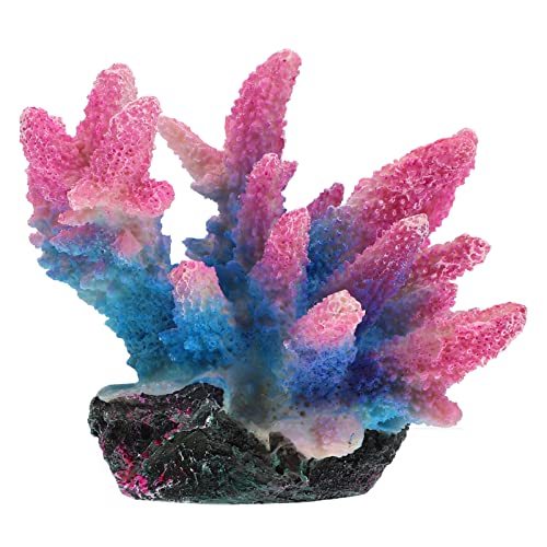 PATKAW künstliches Korallenfischbecken Korallendekor aus Harz Korallen-Statue Pflanzendekor kunstpflanze Zierkoralle für Aquarien Korallenriff-Landschaftsgestaltung Aquarium Dekorationen von PATKAW
